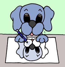 Help Dreamee Dog color. Click on me for more coloring fun!