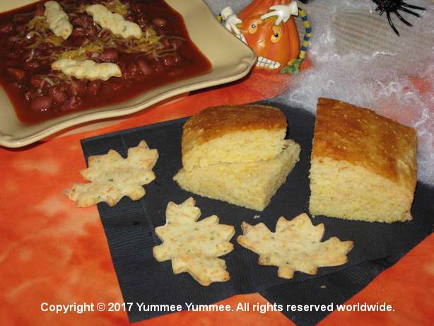 Dreamee Dog's Cornbread - It's Yummee Yummee Stuff! Mix by hand - quick, simple & easy to make.