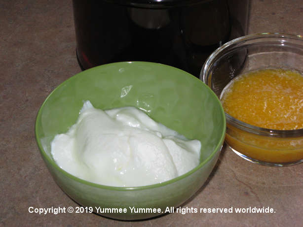 Yogurt is easy to make with a yogurt maker. Sweeten with honey, in season fruits or jams and preserves.