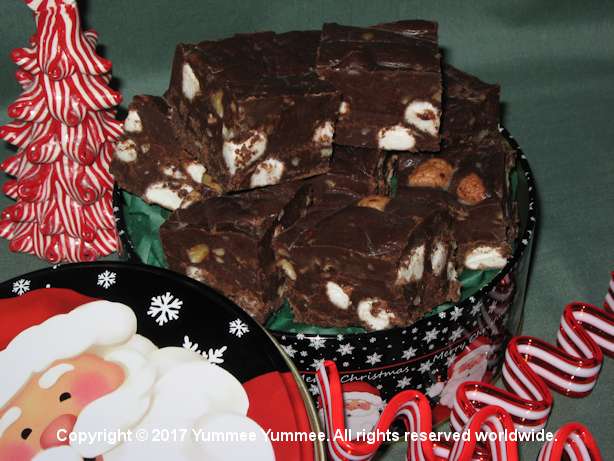 Homemade, fresh Christmas candies - fudge, pralines, divinity, or brittle. It's work. Or, use your microwave with this recipe. Fudge in no time.