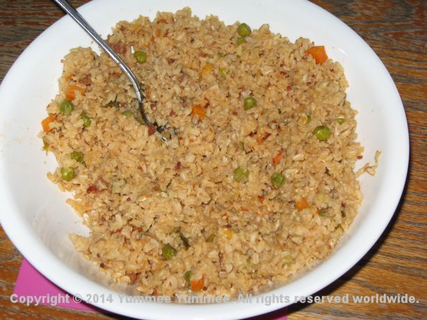 Brown Rice with Peas and Carrots