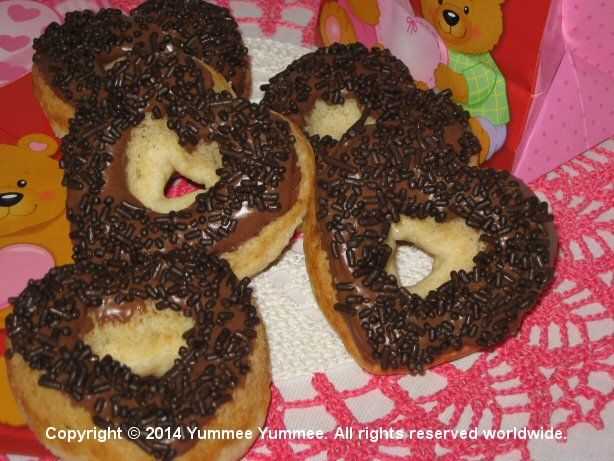 Show a little love with Heart shaped Donuts.