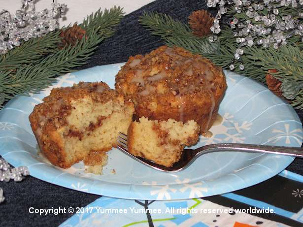 Coffee Cake Muffins are gluten-free good! Add coffee or hot tea - relax and enjoy.