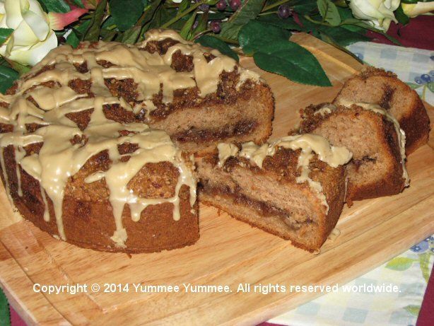 Brown Sugar Crumb Cake - gluten-free yummeeness