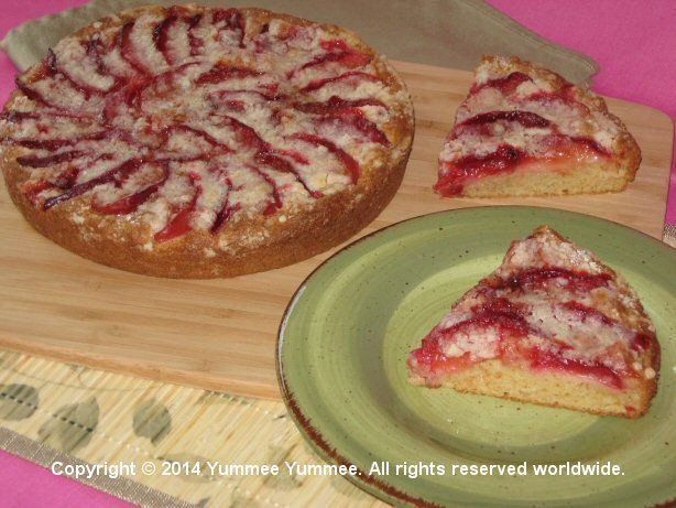 Spiral Plum Cake - yum! Click on image for more muffin and coffee cake recipes.