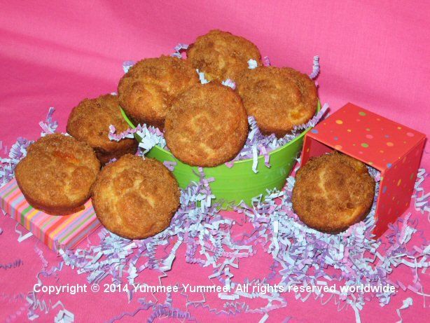 Peaches and Cream Muffins - make anytime with canned peaches.