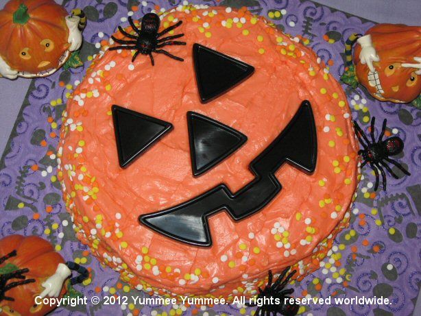 Our Fudgee Chocolate Velvet Cake is king of the pumpkin patch!