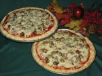 Gourmet Thick Crust Pizza - two 12 inch pies