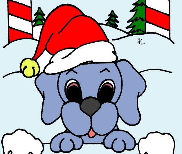 Dreamee Dog's Christmas Coloring Book - Santa's B-Team Reindeer