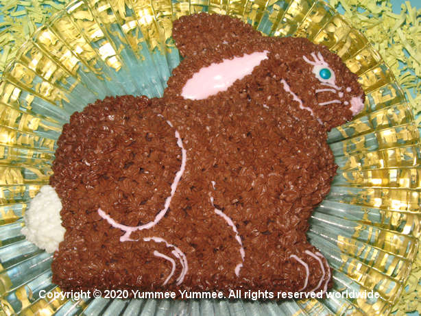 Raid grandma's cake pans! Make a retro inspired Chocolate Easter Bunny Cake!