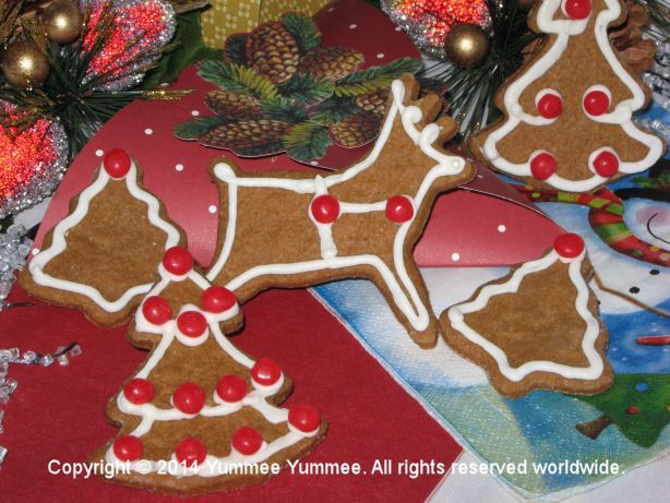 It's a forest of Gingerbread Trees. Where else would you find gingerbread reindeer?