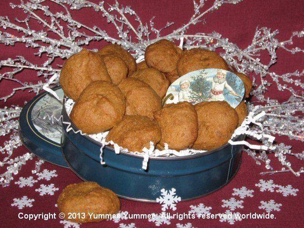 Molasses Spice Cookies - gluten-free cookies for fall and winter.