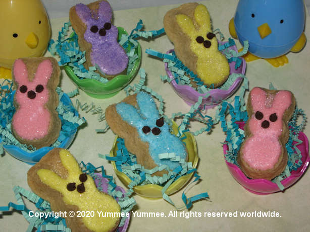 These Peeps hatched out! Make with our Cookie Pan Sugar Cookies recipe.