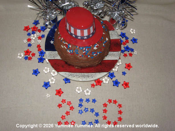 Happy Birthday, USA! Uncle Sam's favorite - Fudgee Cocoa Frosting