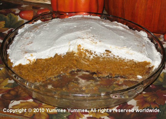 Pumpkin Chiffon Pie - dessert for your holiday feast.