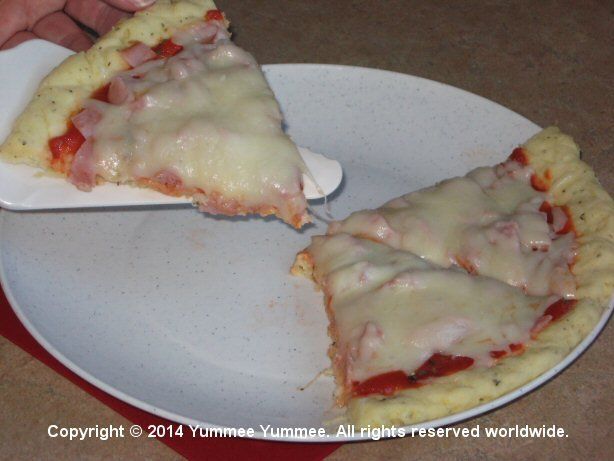 Soft Crust Pizza from the microwave, and it's gluten-free!