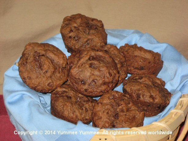 Chocolate, chocolate, and more chocolate. Indulge in Triple Chocolate Muffins.
