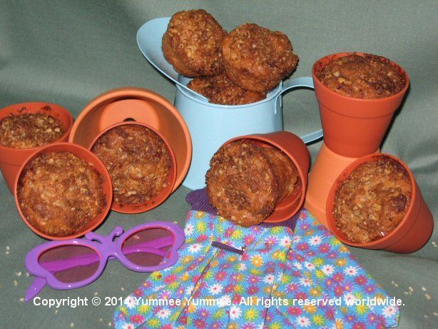 Bake Apple Spice Muffins as a garden planting break.