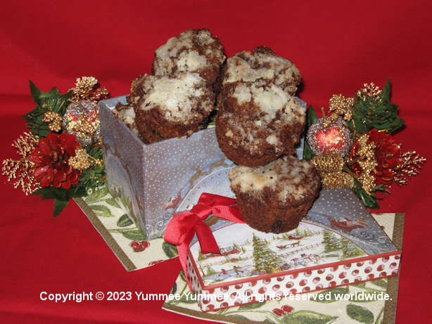 Chocolate Orange Streusel Muffins are perfect when Jack Frost is nipping at your nose.