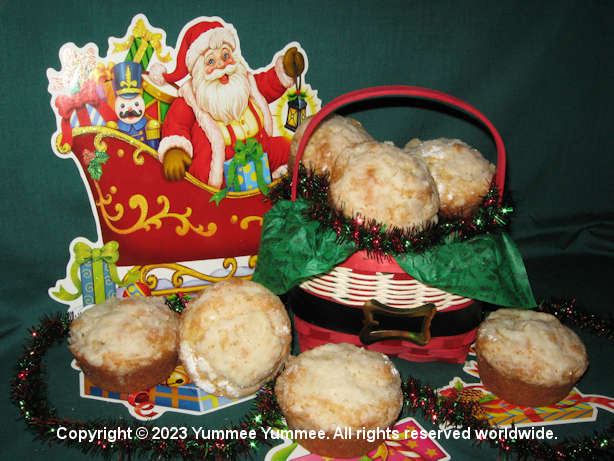 Baby, it's cold outside! Warm up with Sugar Cookie Muffins.